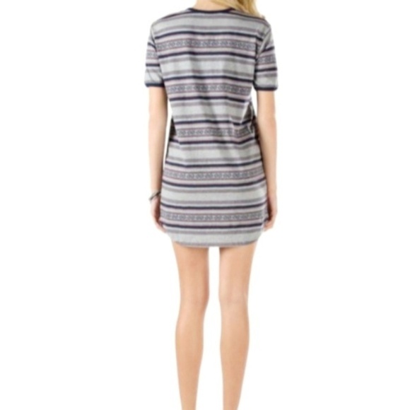 VANS "Too Fast" Stripe Pocket Tee Dress XS EUC - Picture 2 of 8